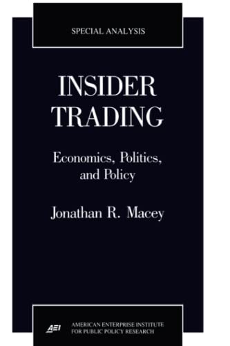 Imagen de archivo de Insider Trading: Economics, Politics, and Policy (Special Analysis) a la venta por Hippo Books