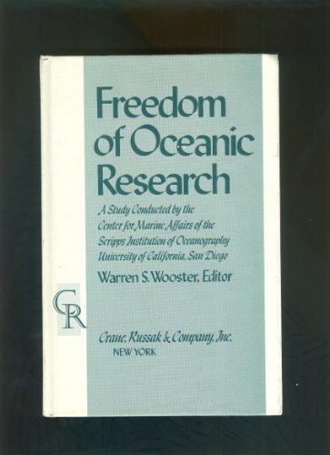 Freedom of oceanic research;: A study (9780844802145) by [???]