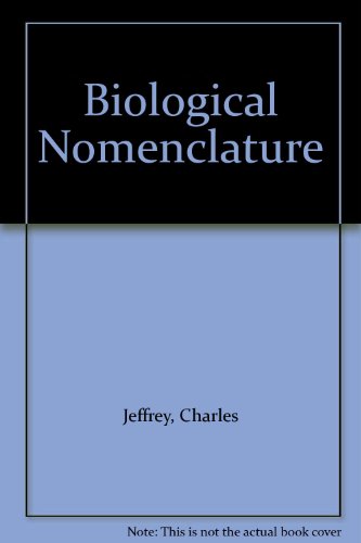Beispielbild fr Biological Nomenclature zum Verkauf von Better World Books