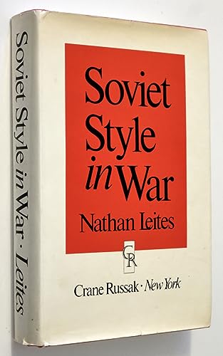 Stock image for Soviet Style in War for sale by Alphaville Books, Inc.