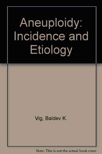Beispielbild fr Aneuploidy: Part A Incidence and Etiology zum Verkauf von PsychoBabel & Skoob Books