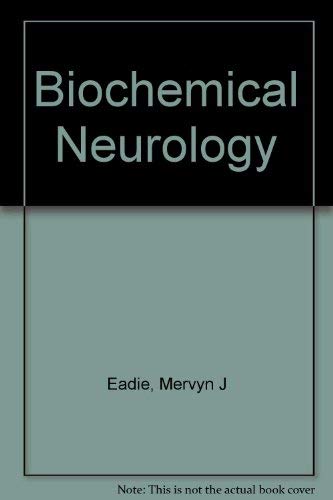 Imagen de archivo de Biochemical Neurology a la venta por P.C. Schmidt, Bookseller