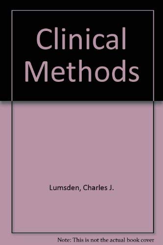 Clinical methods (9780845142332) by Lumsden, Charles J