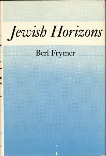 Beispielbild fr Jewish Horizons zum Verkauf von 2Vbooks