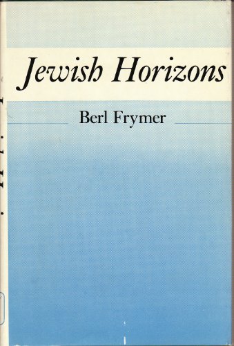 Stock image for Jewish Horizons for sale by Book Haven
