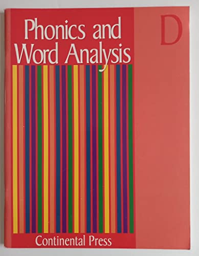 Imagen de archivo de Phonics and Word Analysis Level A (Phonics and Word Analysis, D) a la venta por Better World Books