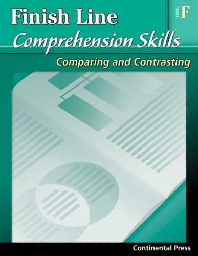 Stock image for Reading Comprehension Workbook: Finish Line Comprehension Skills: Comparing and Contrasting, Level F - 6th Grade for sale by Half Price Books Inc.