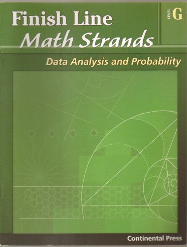 9780845451571: Math Workbooks: Finish Line Math Strands: Data Analysis and Probability, Level G - 7th Grade