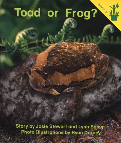 Imagen de archivo de Early Reader: Toad or Frog? a la venta por Once Upon A Time Books