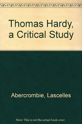 9780846201175: Thomas Hardy, a Critical Study
