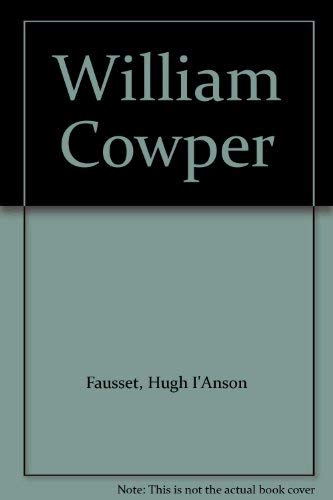 Stock image for William Cowper for sale by Better World Books