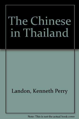 Stock image for The Chinese in Thailand for sale by BOOK2BUY