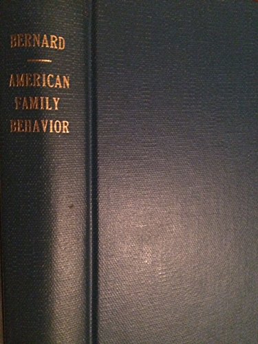 Stock image for American family behavior, for sale by books4u31