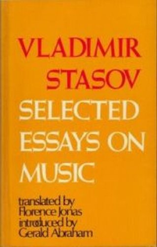 9780846408321: Selected Essays On Music by Vladimir Stasov