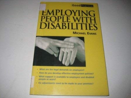 Imagen de archivo de Employing People With Disabilities a la venta por Star Canyon Books