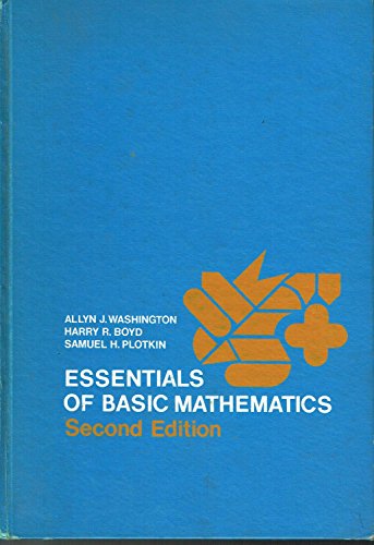 Immagine dell'editore per Essentials of Basic Mathematics venduto da ThriftBooks-Atlanta