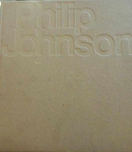 Beispielbild fr Phillip Johnson Architecture 1949-1965 zum Verkauf von Better World Books