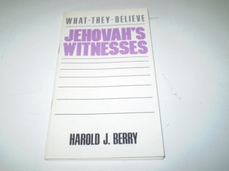 Stock image for Jehovah's Witnesses (What they believe) for sale by WorldofBooks