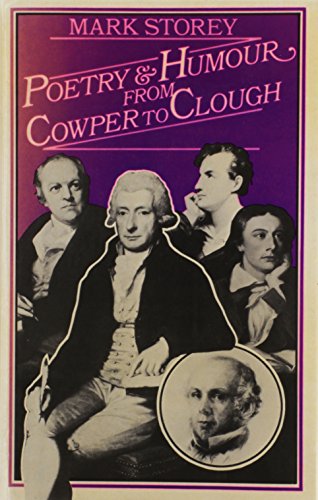 Stock image for Poetry and Humour from Cowper to Clough for sale by Murphy-Brookfield Books