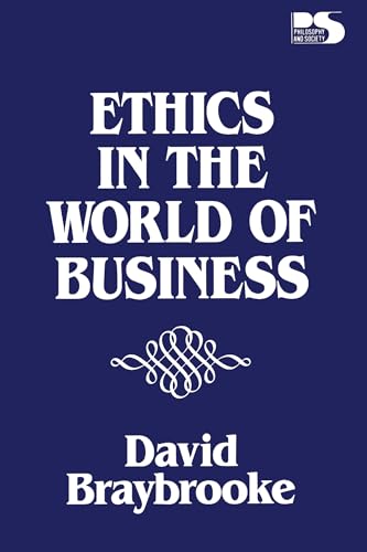 Beispielbild fr Ethics in the World of Business zum Verkauf von Better World Books