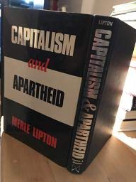 9780847674459: Capitalism and Apartheid CB