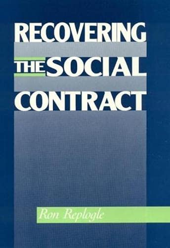 Stock image for Recovering The Social Contract for sale by Willis Monie-Books, ABAA