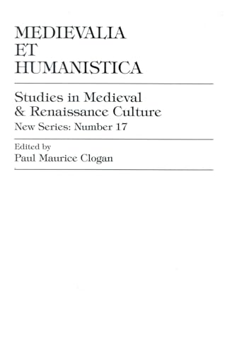 9780847676583: Medievalia et Humanistica, No.17 (Medievalia et Humanistica Series)