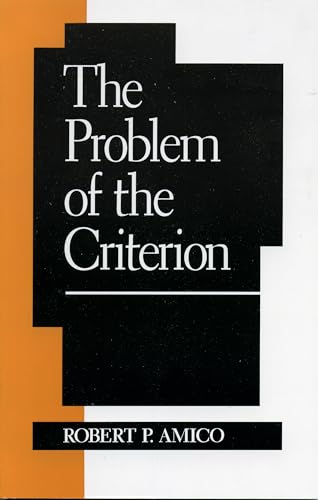 Beispielbild fr The Problem of the Criterion zum Verkauf von Buchpark