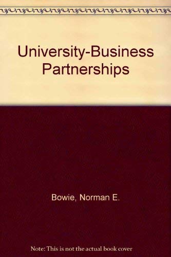 Imagen de archivo de University-Business Partnerships a la venta por Ergodebooks