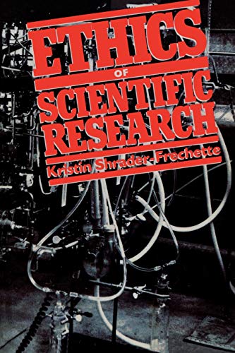 9780847679409: ETHICS OF SCIENTIFIC RESEARCH