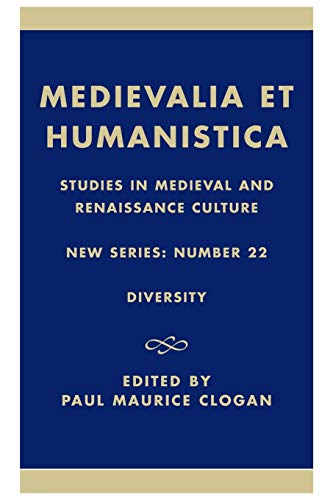 Imagen de archivo de Medievalia Et Humanistica: Studies in Medieval and Renaissance Culture: Vol 22 a la venta por Revaluation Books