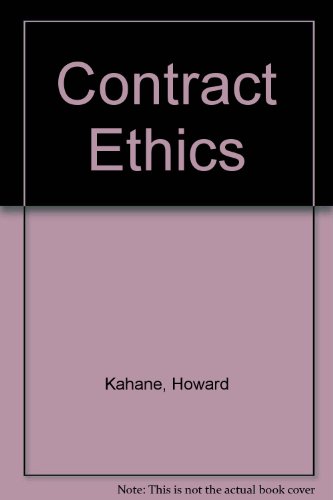 Stock image for Contract Ethics : Evolutionary Biology and the Moral Sentiments for sale by Better World Books: West