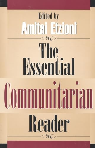 9780847688272: The Essential Communitarian Reader