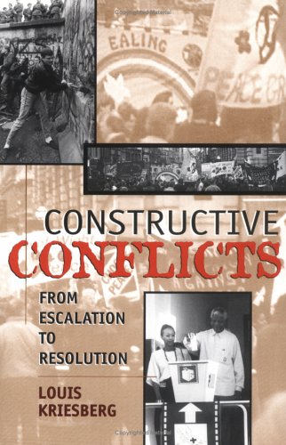 Stock image for Constructive Conflicts: From Escalation to Resolution for sale by ThriftBooks-Dallas