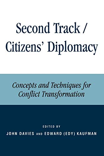 9780847695522: Second Track Citizens' Diplomacy: Concepts and Techniques for Conflict Transformation