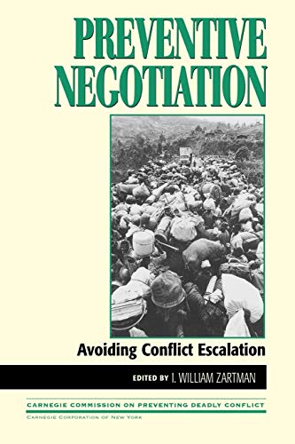 Stock image for Preventive Negotiation : Avoiding Conflict Escalation for sale by Better World Books