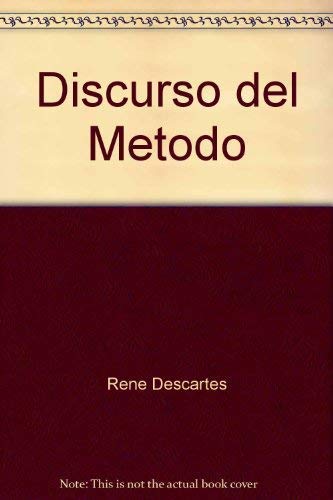 Beispielbild fr Discurso del Metodo zum Verkauf von Bookshelfillers