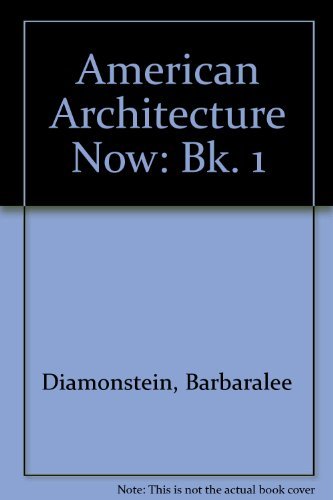 Beispielbild fr American architecture now zum Verkauf von Front Cover Books