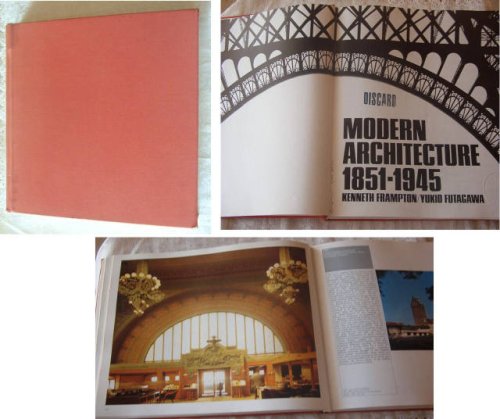 Beispielbild fr Modern Architecture 1851-1945 zum Verkauf von Books From California