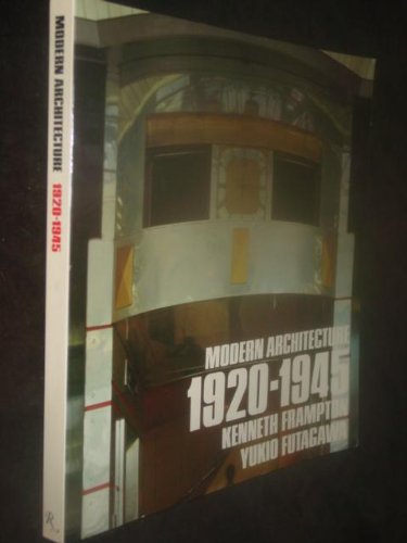 Stock image for Modern Architecture1920-1945 for sale by Books From California