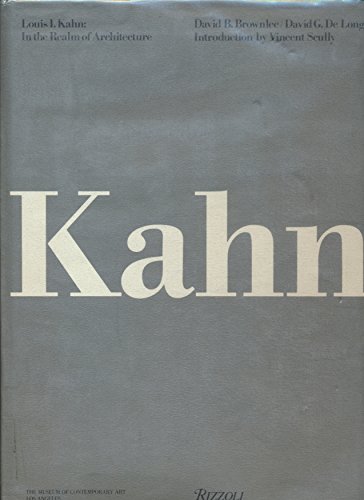 Imagen de archivo de Louis I. Kahn: In the Realm of Architecture a la venta por GoldenWavesOfBooks