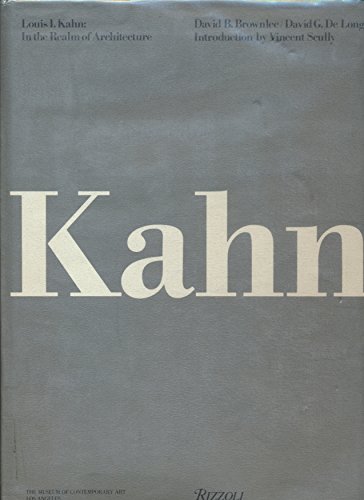 Stock image for Louis I. Kahn: In the Realm of Architecture for sale by GF Books, Inc.