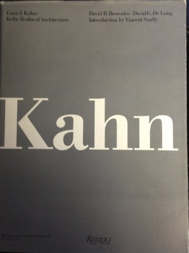 Imagen de archivo de Louis Kahn: In The Realm Of Architecture a la venta por Diamond Island Books