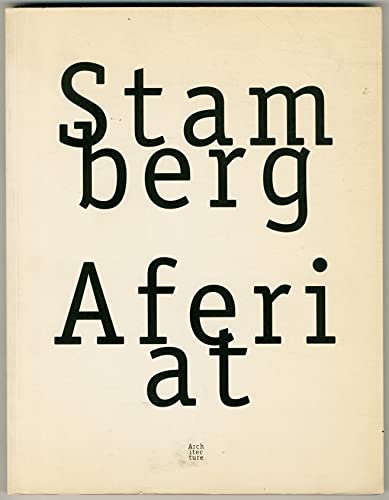 Beispielbild fr Stamberg Aferiat Architecture zum Verkauf von Open Books