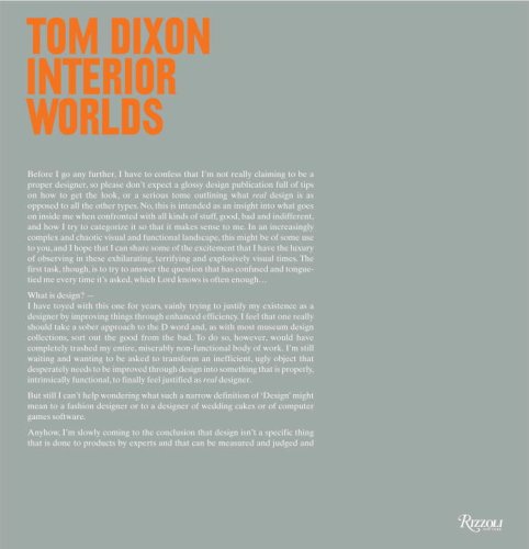 Tom Dixon: Interior Worlds.