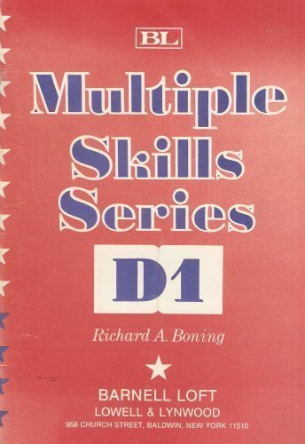 Multiple Skills Series D1 (9780848400378) by Richard A. Boning
