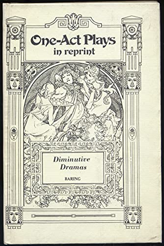 Beispielbild fr Diminutive Dramas (One-Act Plays in reprint) zum Verkauf von Books From California