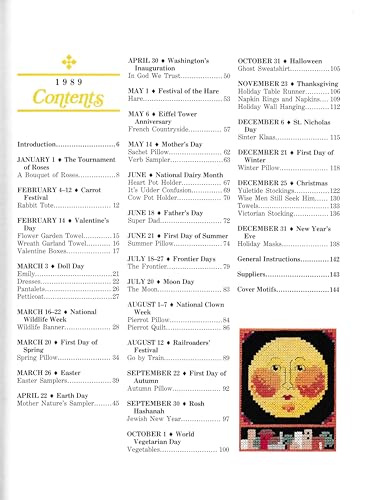 Imagen de archivo de Holidays in Cross Stitch 1989 a la venta por Gulf Coast Books