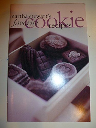 Imagen de archivo de Martha Stewart's Favorite Cookie Recipes a la venta por Wonder Book