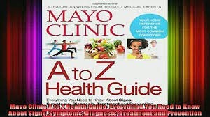 Imagen de archivo de MaAYO CLINIC A to Z Health Guide a la venta por Once Upon A Time Books
